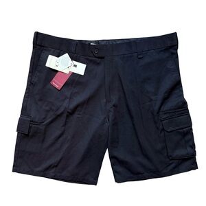 Biz Collection Black Cargo Shorts with Durable Design Size 122ST